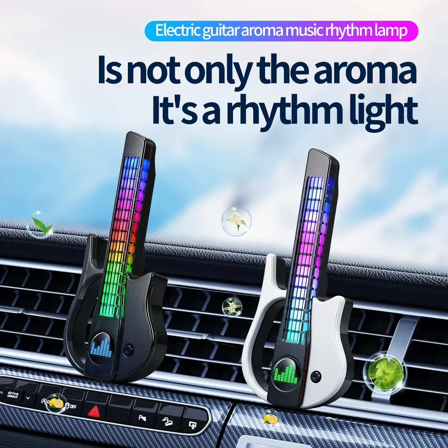 Car Ambient Light Sound Activated - Lampu LED Musik RGB yang Aktif