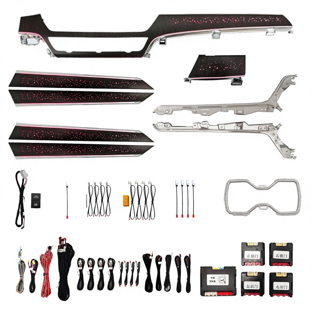 Car Ambient Lighting 64 Color - Kit Lampu Ambient RGB 64-Warna Berukir