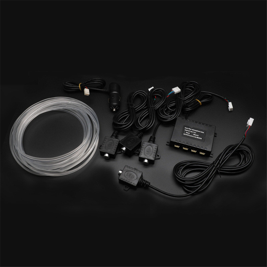 Car Dashboard Light Fiber Optic - Lampu Suasana Serat Optik RGB 12V