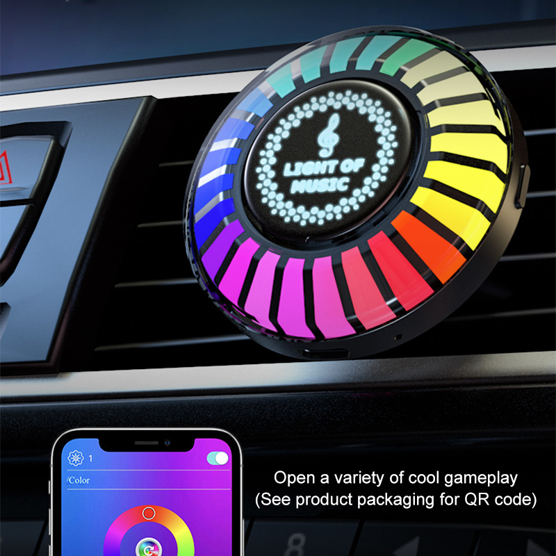 Car Ambient Light Sound Activated - Lampu Musik Mobil Pop Car Rhythm