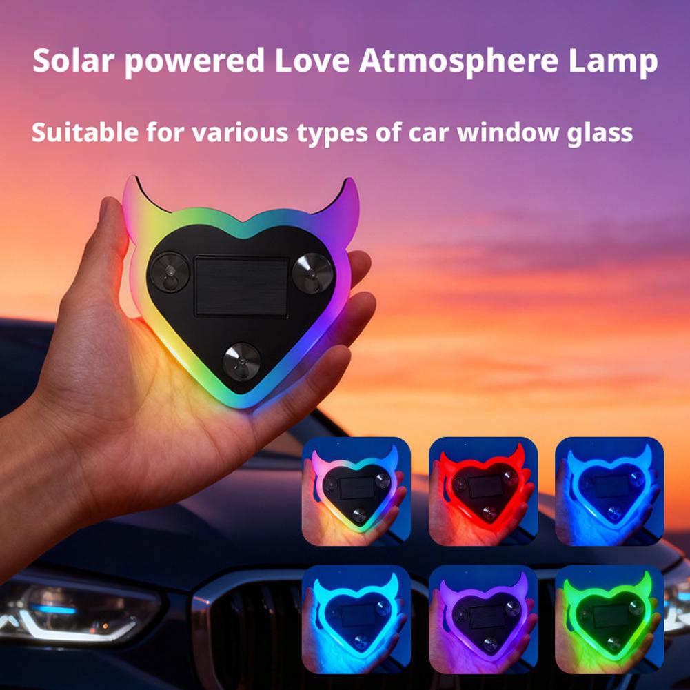 Car Interior Neon Light Usb - Lampu LED Jendela Mobil Tenaga Surya