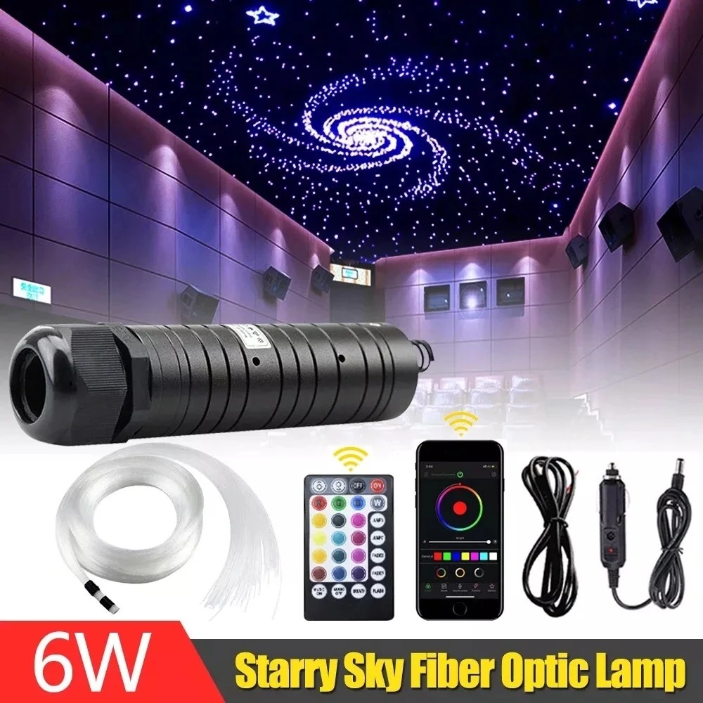 Car Roof Star Light Fiber Optic - Lampu Serat Optik RGBW 6W untuk