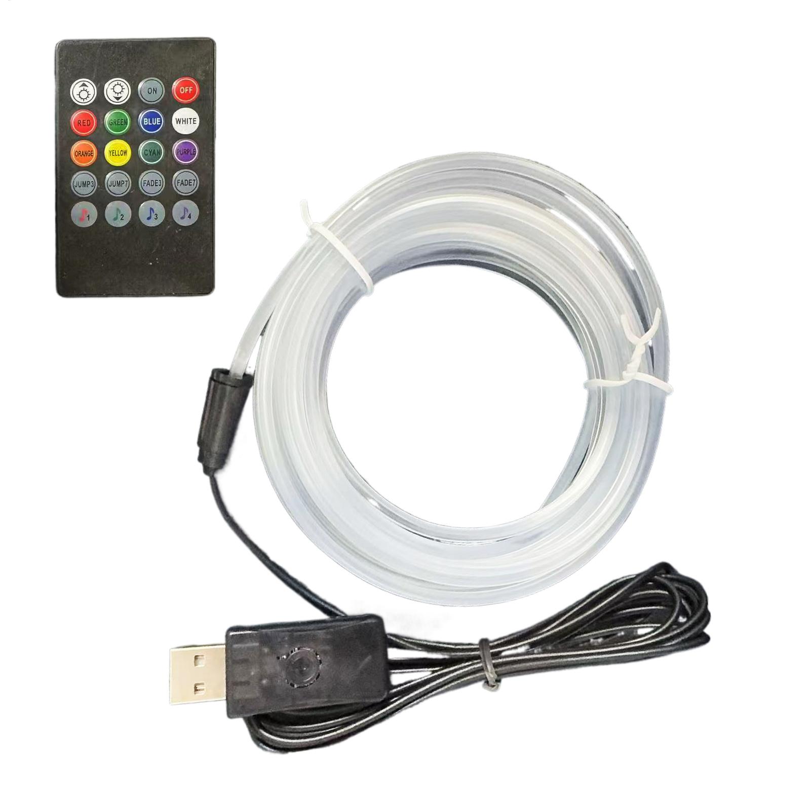Car Ambient Light Sound Activated - Lampu Ambient Interior Mobil USB LED