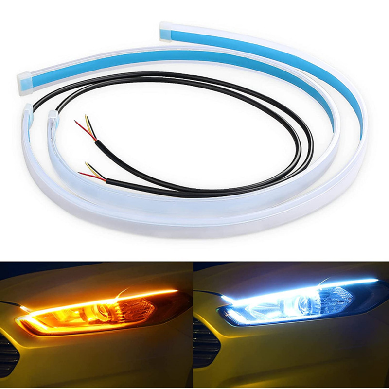 Car Led Strip 12V Waterproof - Lampu sein LED mobil, 2 buah