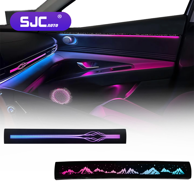 Car Ambient Lighting 64 Color - Pencahayaan Ambient Mobil NewSJC untuk Hyundai