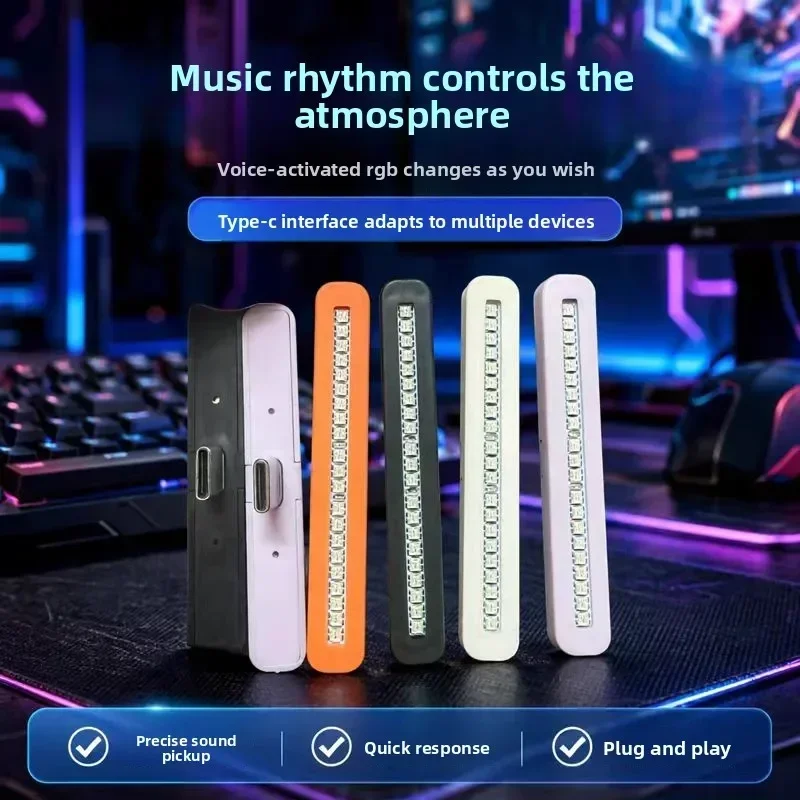Lampu ritme RGB USB-C yang ind - Car Ambient Light Sound Activated ulasan dan harga