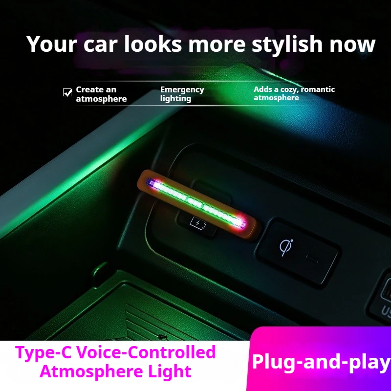 Lampu LED dengan Efek Suara da - Car Ambient Light Sound Activated ulasan dan harga