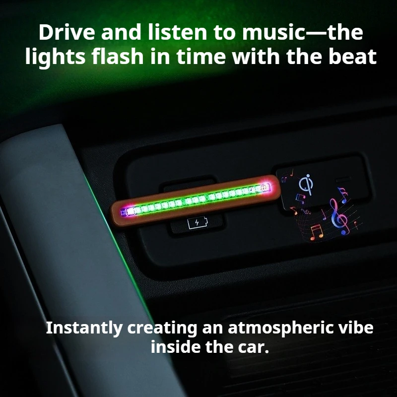 Lampu LED dengan Efek Suara da - Car Ambient Light Sound Activated ulasan dan harga