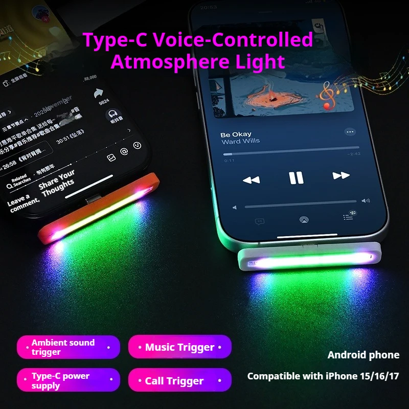 Lampu LED dengan Efek Suara da - Car Ambient Light Sound Activated ulasan dan harga