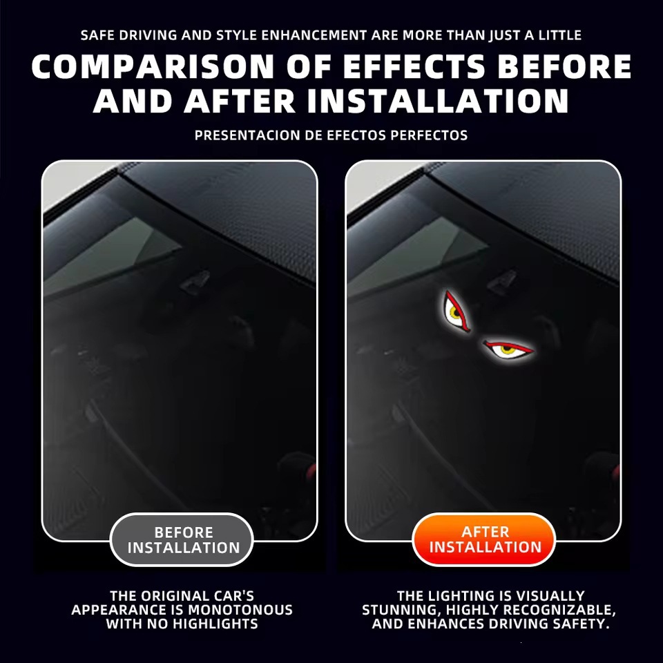 Lampu Mata Iblis Mobil Tenaga  - Car Interior Neon Light Usb ulasan dan harga