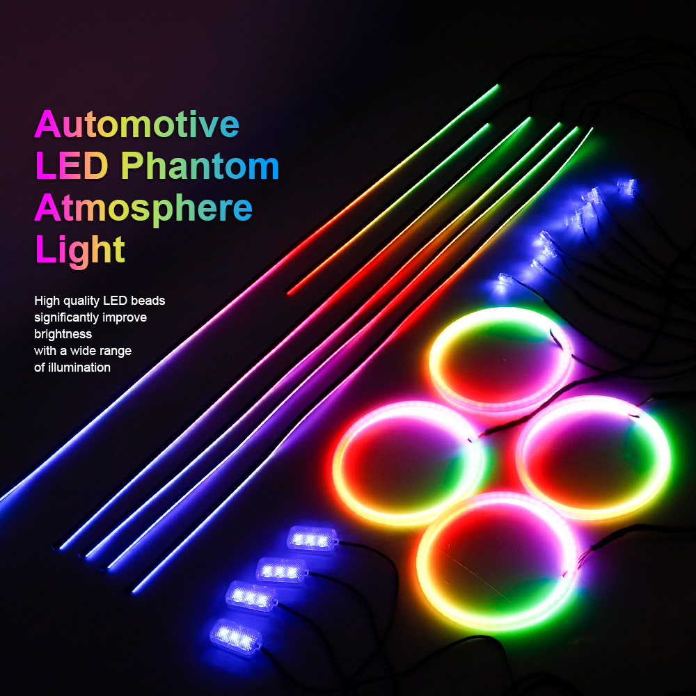 6/10/14/18/22 dalam 1 Lampu Am - Car Ambient Lighting 18 In 1 ulasan dan harga