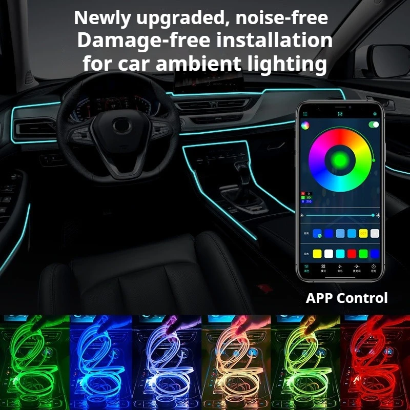 Lampu Ambient LED RGB untuk In - Car Ambient Light Sound Activated ulasan dan harga