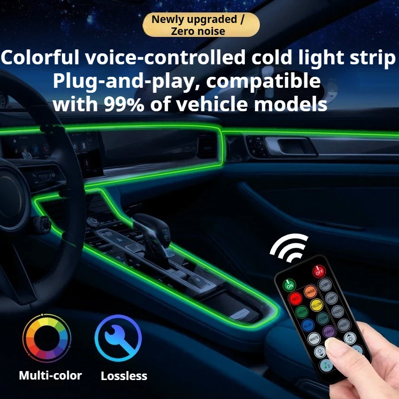Lampu Ambient LED RGB untuk In - Car Ambient Light Sound Activated ulasan dan harga