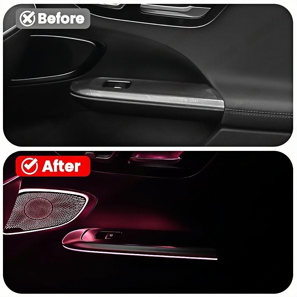 64 Warna Lampu LED Ambient unt - Car Ambient Lighting 64 Color ulasan dan harga