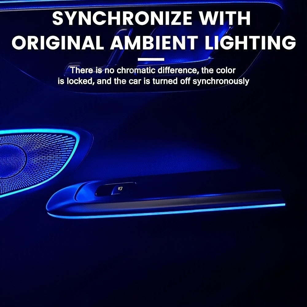 64 Warna Lampu LED Ambient unt - Car Ambient Lighting 64 Color ulasan dan harga
