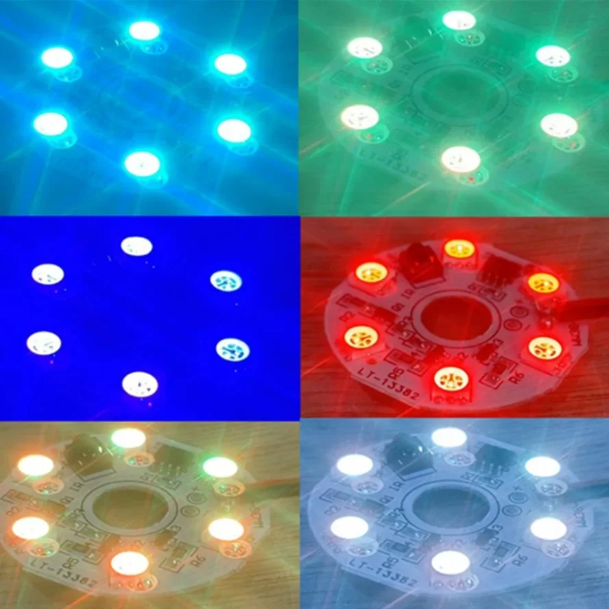 1Set 5V RGB Lampu LED Pelat Ko - Car Ambient Light Kit With Remote ulasan dan harga