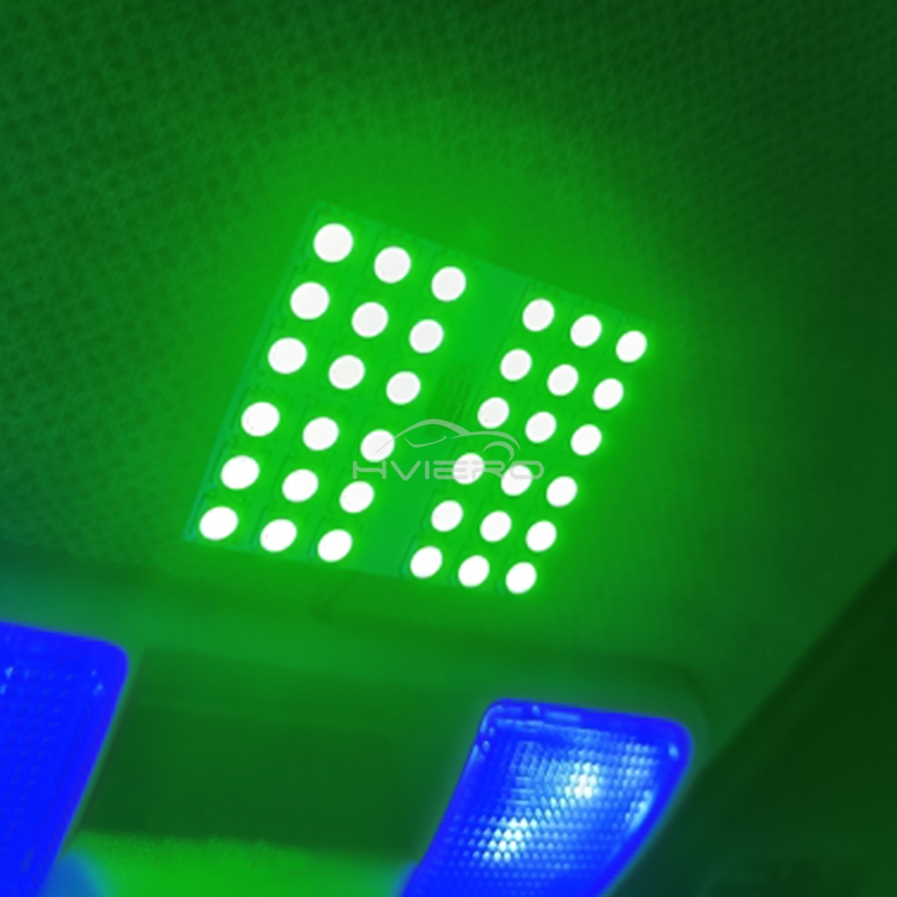 2 Buah T10 LED RGB Interior 12 - Car Ambient Light Kit With Remote ulasan dan harga