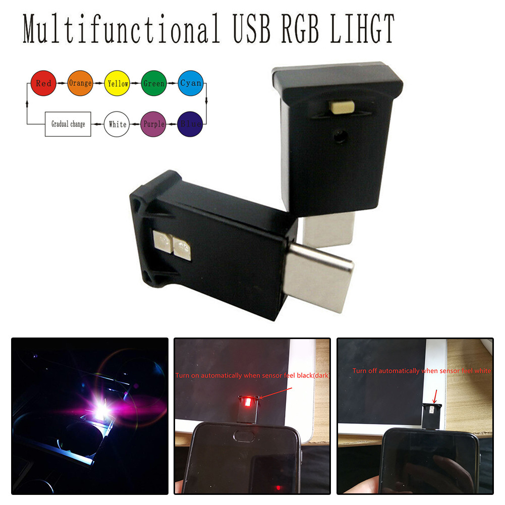 Lampu Interior mobil, USB-C LE - Car Interior Neon Light Usb ulasan dan harga