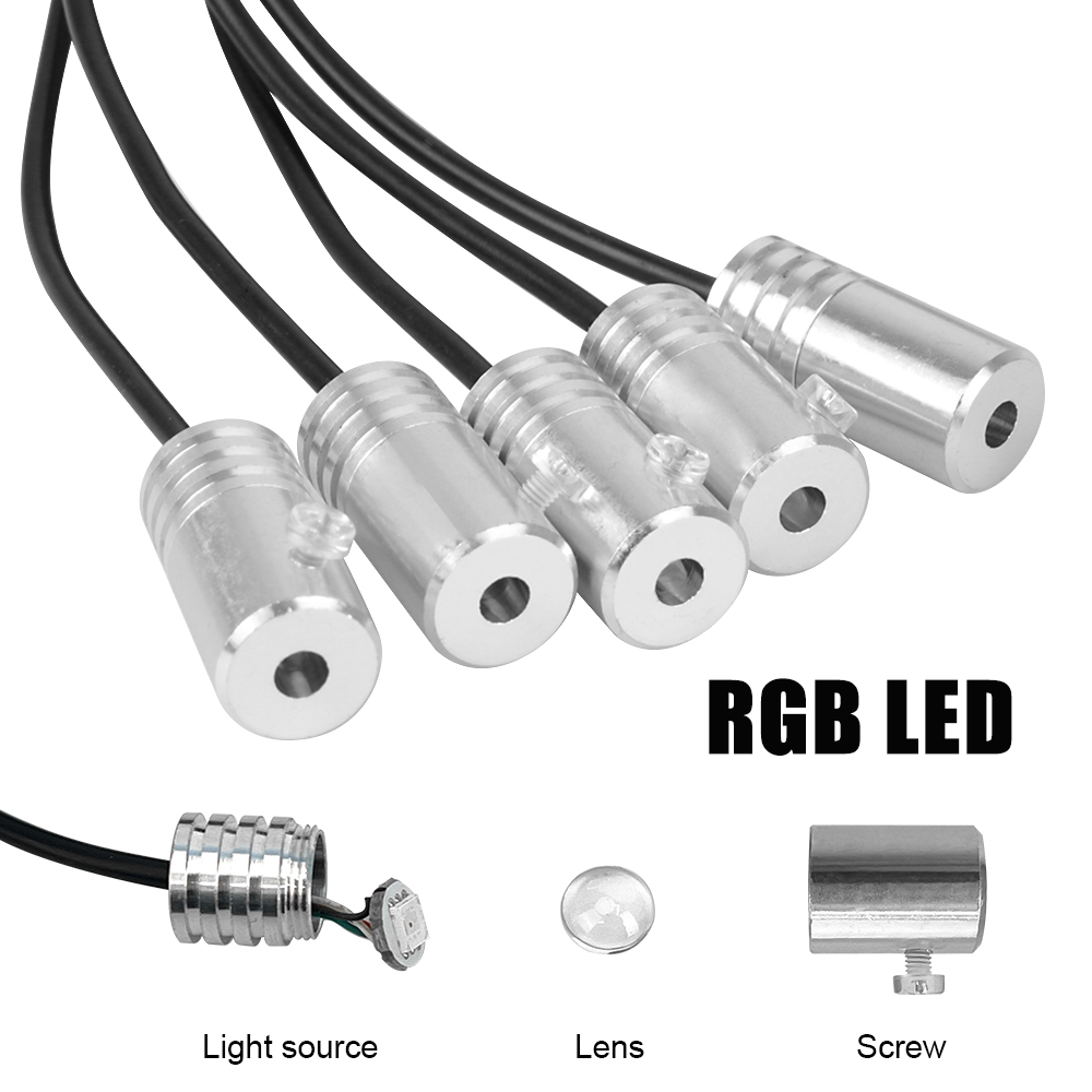Strip LED 12V 6M RGB Lampu Int - Car Dashboard Light Fiber Optic ulasan dan harga