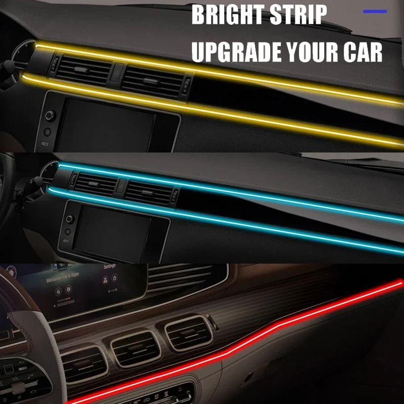 Lampu Strip LED Interior mobil - Car Interior Led Strip App Control ulasan dan harga