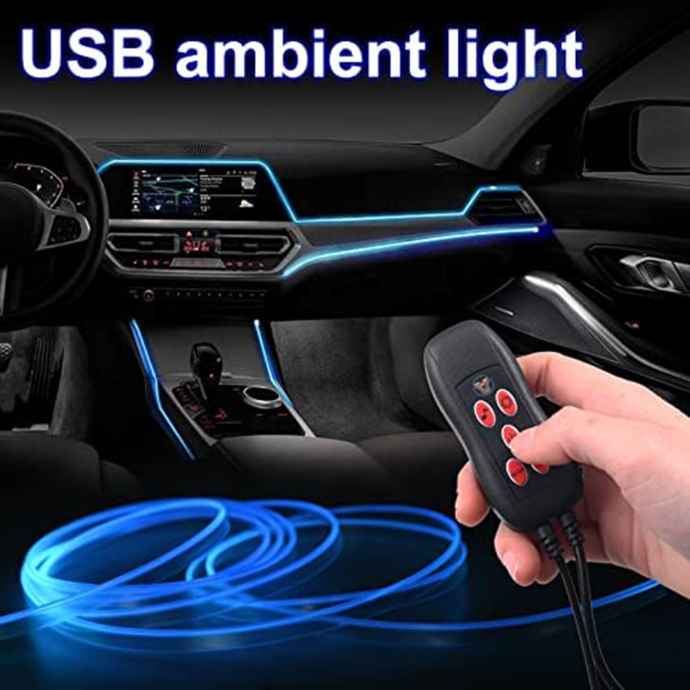 Lampu LED Ambient untuk Dasbor - Car Dashboard Light Fiber Optic ulasan dan harga