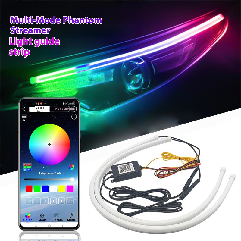 2 Buah Lampu Strip LED Mobil S - Car Led Strip 12V Waterproof ulasan dan harga