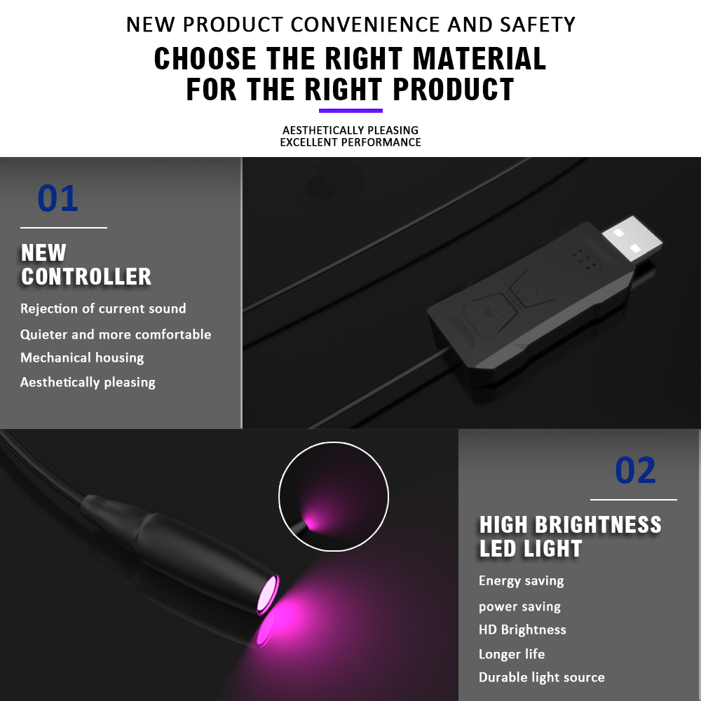 1 IN 3 Lampu LED RGB Ambient u - Car Interior Neon Light Usb ulasan dan harga