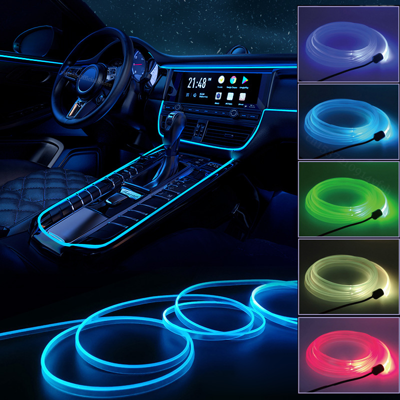 Lampu LED, cahaya suasana, LED - Car Interior Neon Light Usb ulasan dan harga
