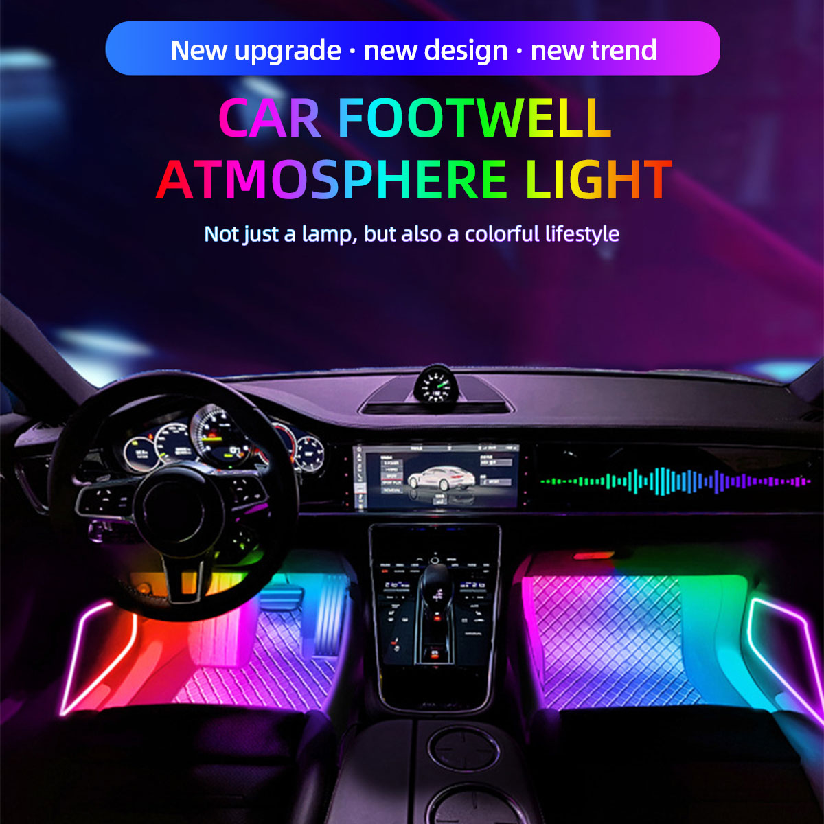 Lampu Dekoratif Atmosfer Pelan - Car Interior Neon Light Usb ulasan dan harga