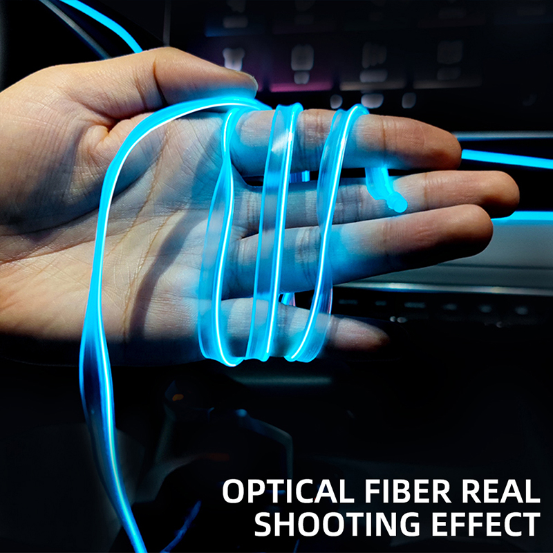Kabel Neon Serat Optik 3M/5M/6 - Car Ambient Light Fiber Optic 6M ulasan dan harga