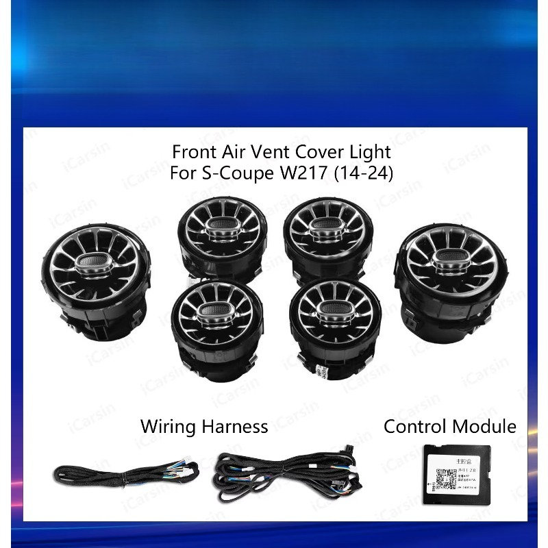 Lampu Strip Dinamis W217 W222  - Car Ambient Lighting 64 Color ulasan dan harga