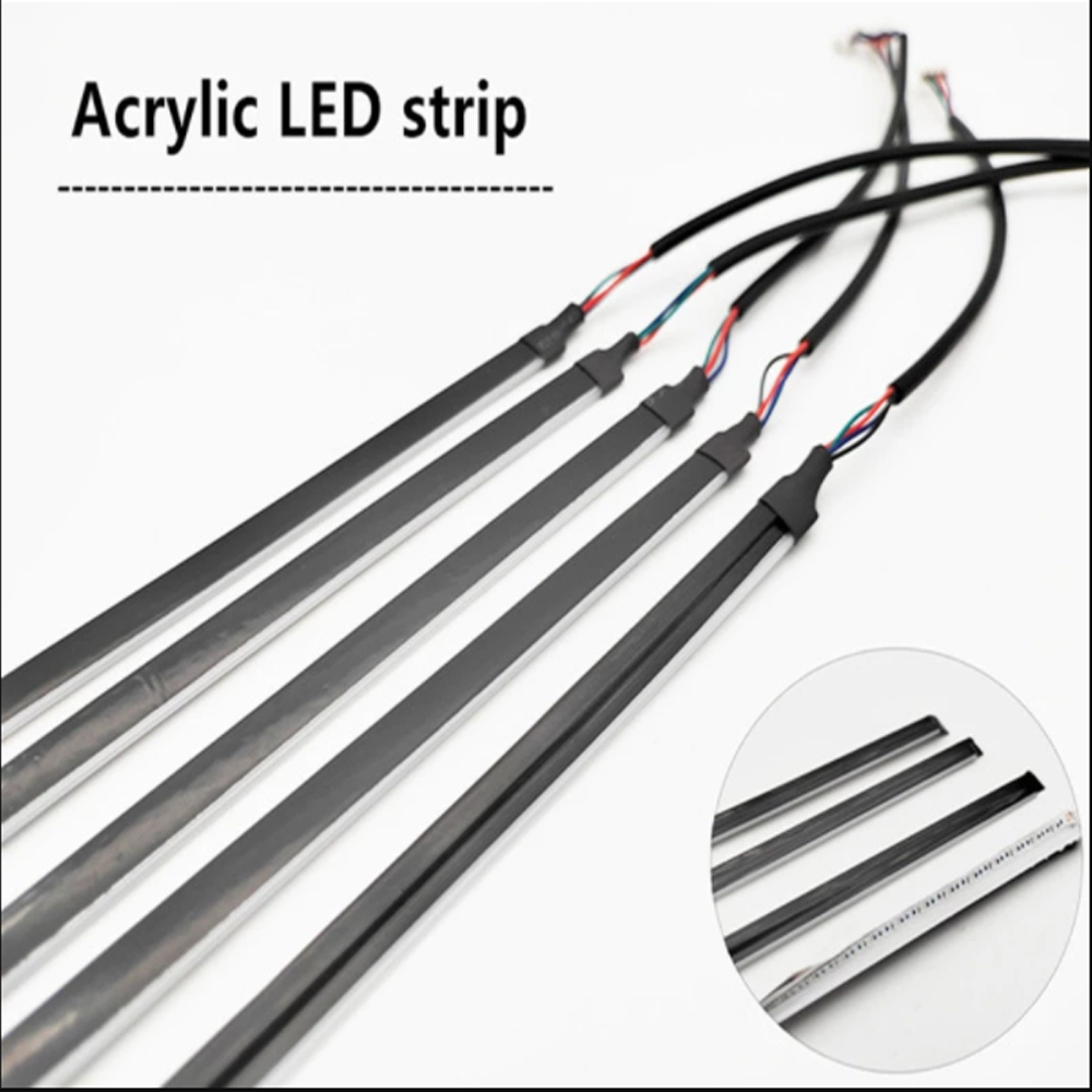 Lalang Sun 75CM 110CM LED Stri - Car Dashboard Light Fiber Optic ulasan dan harga