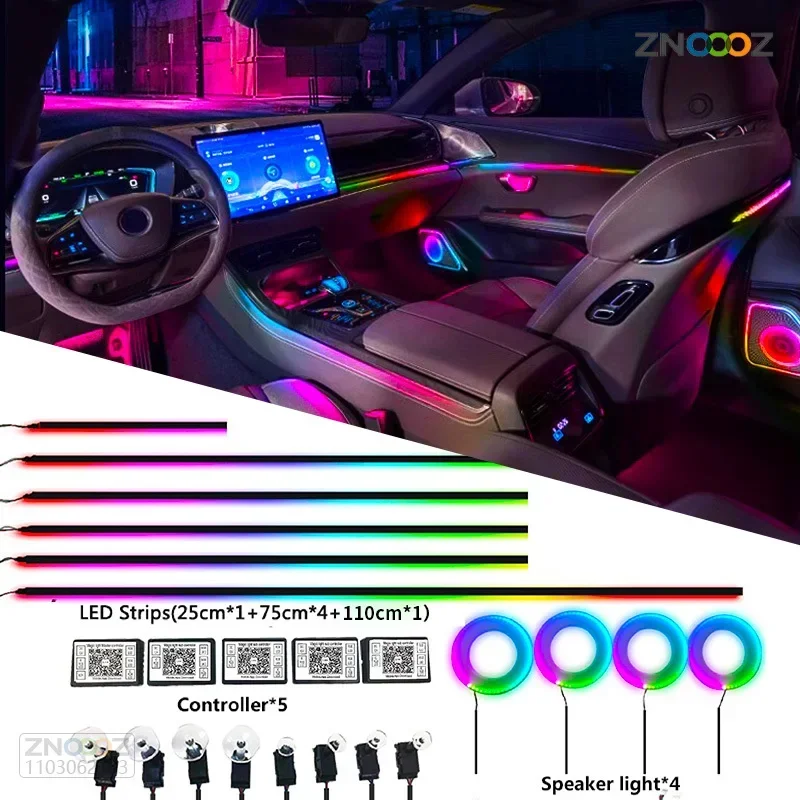 Lampu suasana Interior mobil N - Car Ambient Light Sound Activated ulasan dan harga