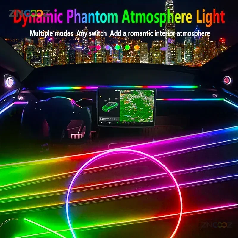 Lampu suasana Interior mobil N - Car Ambient Light Sound Activated ulasan dan harga