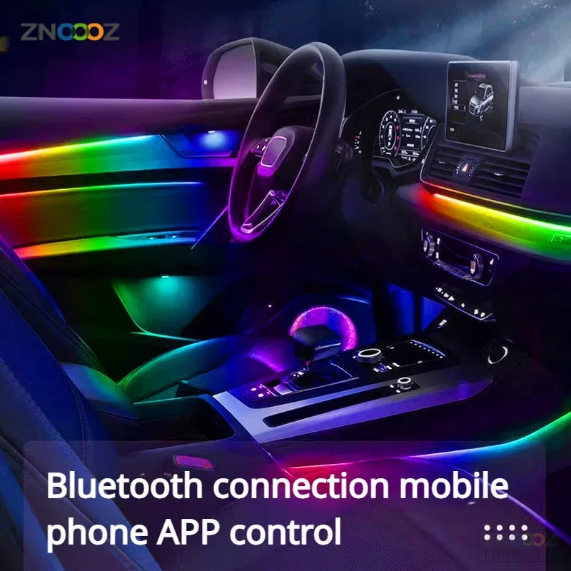 Lampu suasana Interior mobil N - Car Ambient Light Sound Activated ulasan dan harga