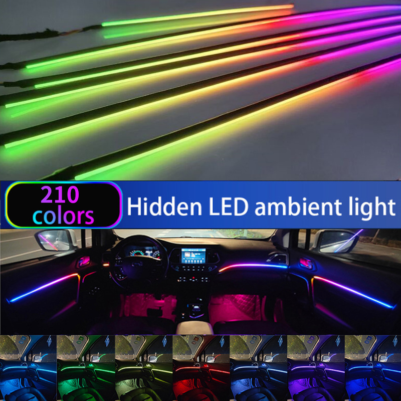 Lampu suasana mobil/64 warna a - Car Ambient Lighting 64 Color ulasan dan harga