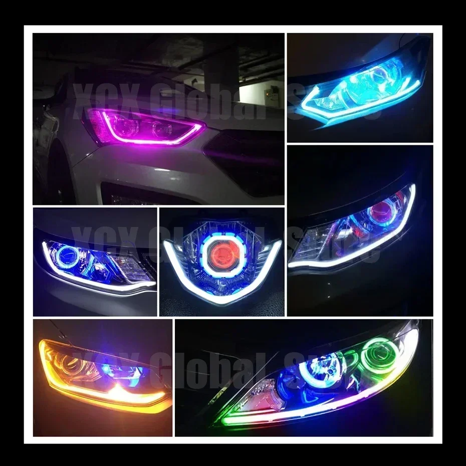 Symphony DRL lampu LED mobil s - Car Led Strip 12V Waterproof ulasan dan harga