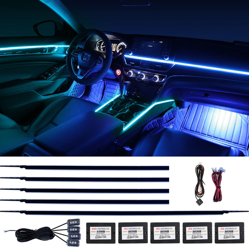 Lampu Strip LED Akrilik RGB un - Car Ambient Light Door Panel Acrylic ulasan dan harga