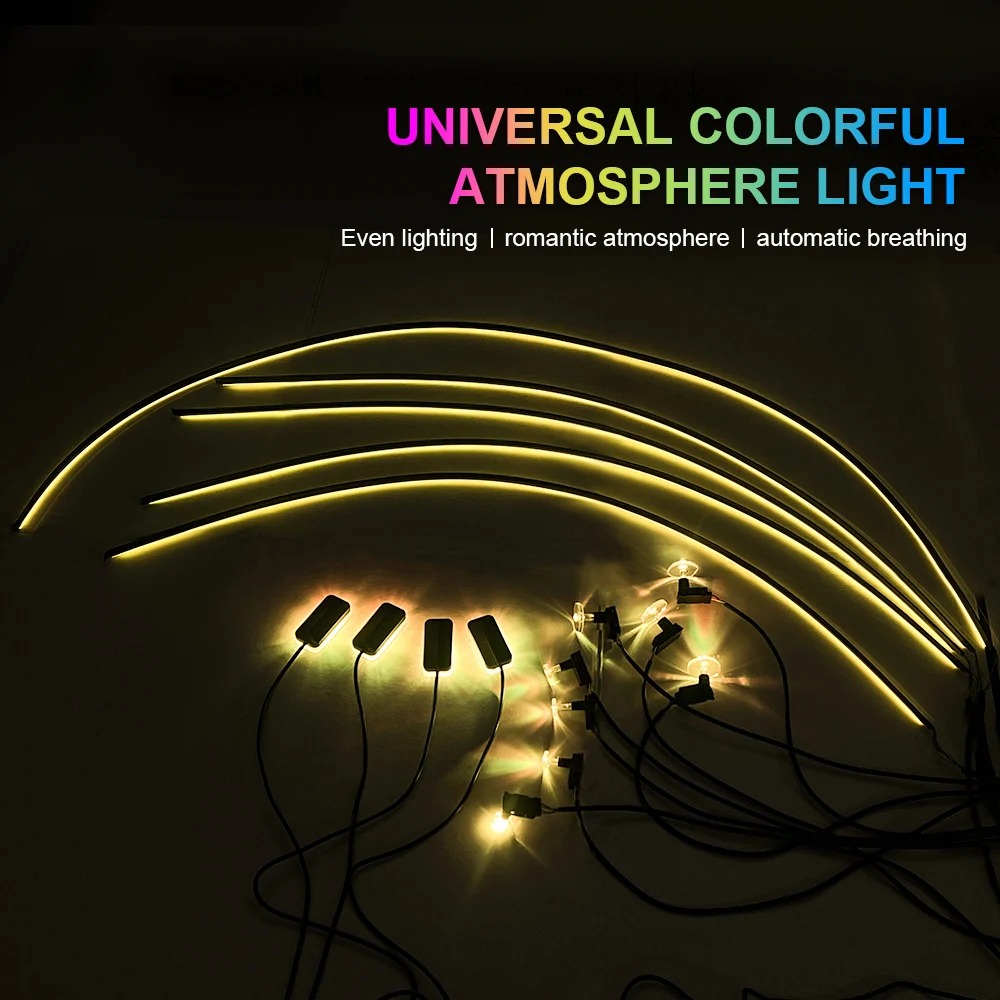 Lampu Strip LED Akrilik RGB un - Car Ambient Light Door Panel Acrylic ulasan dan harga