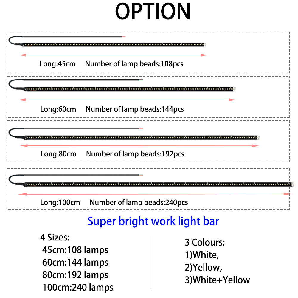 Lampu LED sisi mobil, 2 buah 1 - Car Led Strip 12V Waterproof ulasan dan harga