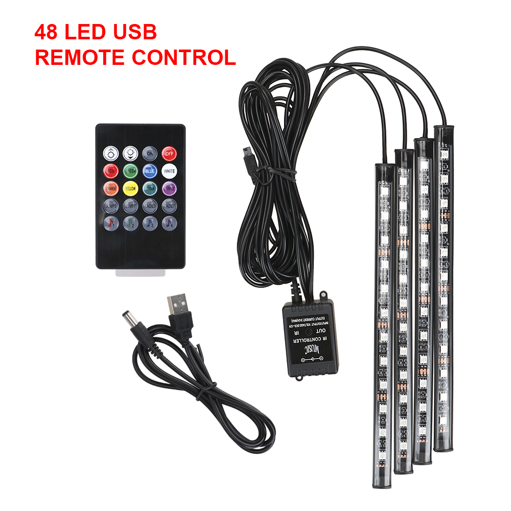 Lampu Dekoratif Interior Otomo - Car Ambient Light Kit With Remote ulasan dan harga