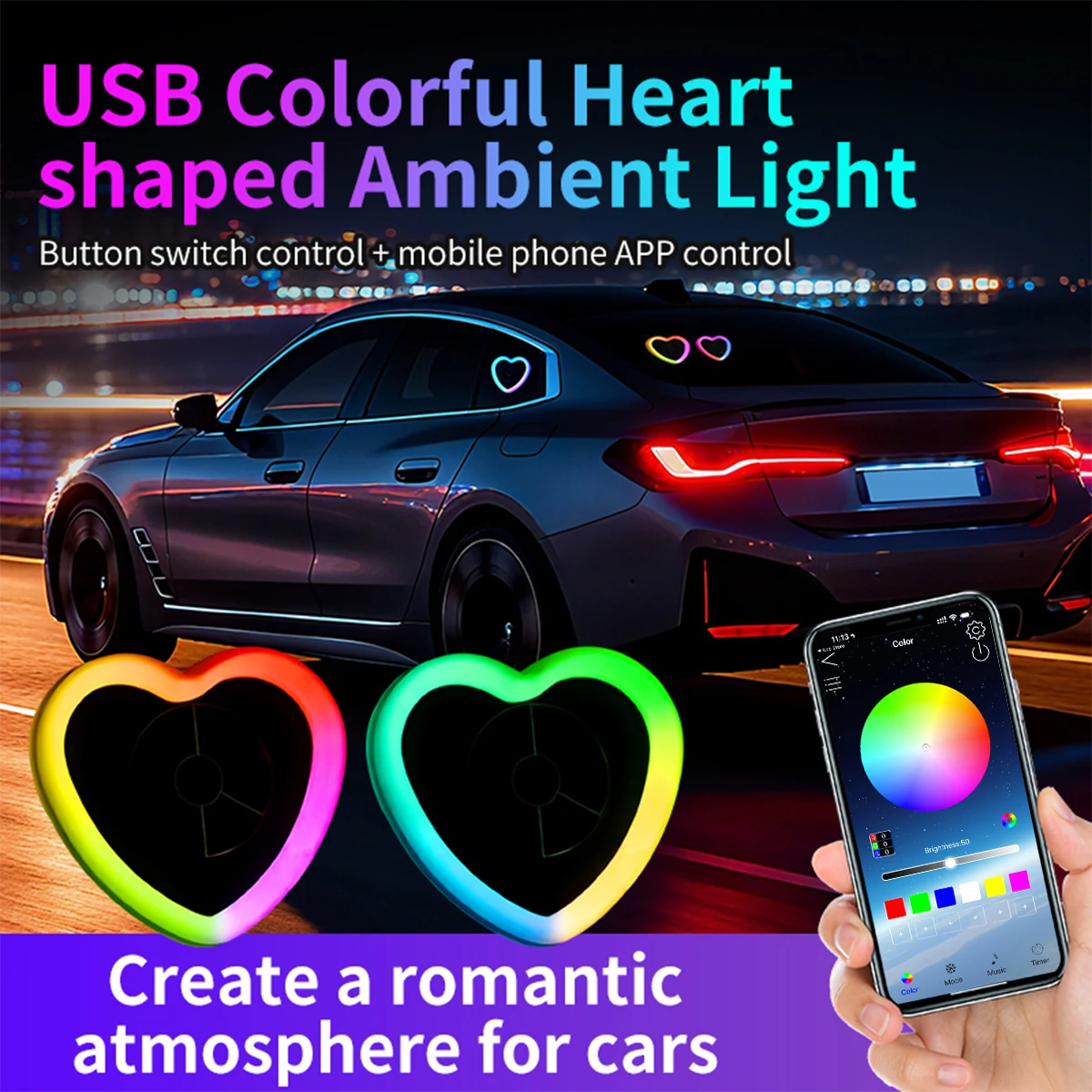 Lampu Neon Symphony untuk Jend - Car Interior Neon Light Usb ulasan dan harga