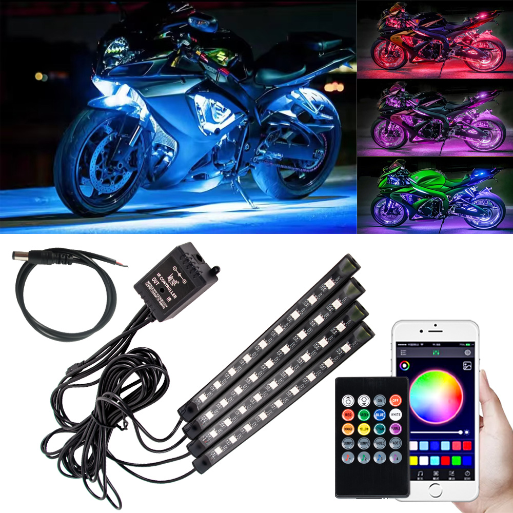 Strip lampu dekorasi sepeda mo - Car Led Strip 12V Waterproof ulasan dan harga