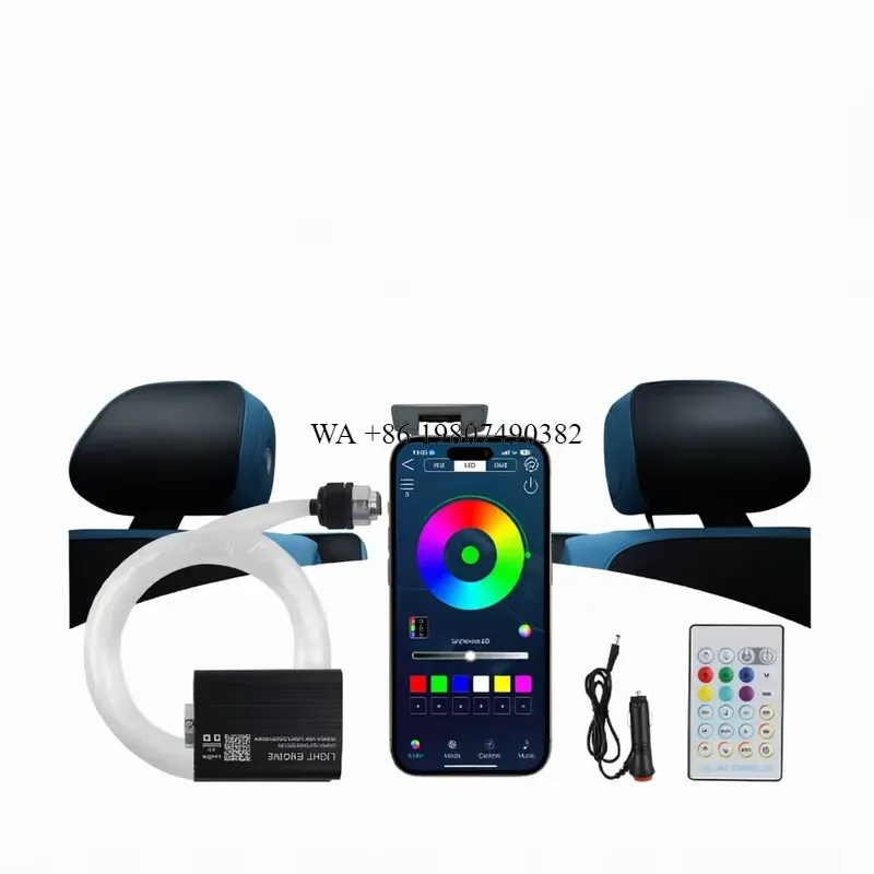 wmwmnu 16W RGBW Twinkle Fiber  - Car Roof Star Light Fiber Optic ulasan dan harga