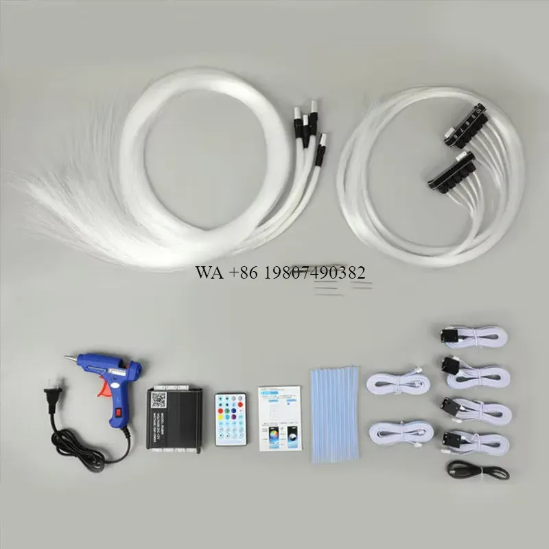 wmwmnu 16W RGBW Twinkle Fiber  - Car Roof Star Light Fiber Optic ulasan dan harga