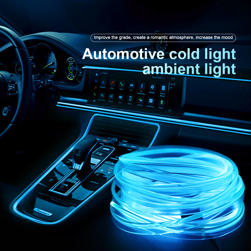 Lampu Interior mobil 1/2/3/4/5 - Car Interior Neon Light Usb ulasan dan harga