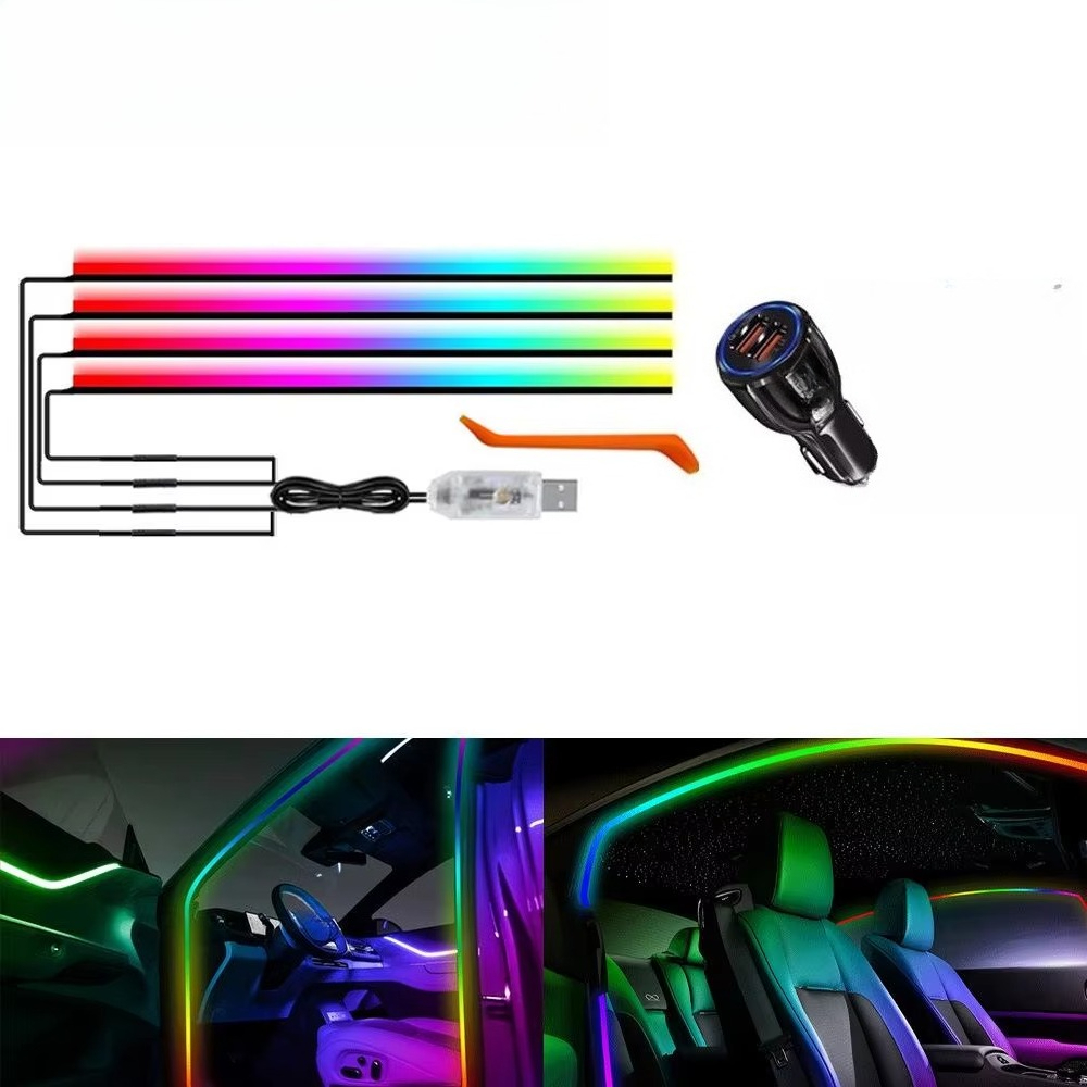 Kit Lampu Ambient Symphony unt - Car Ambient Light Kit With Remote ulasan dan harga