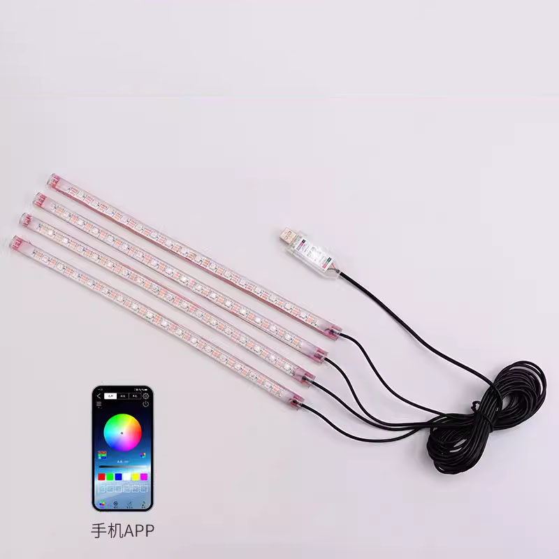 Lampu Strip LED Neon untuk Int - Car Ambient Light Kit With Remote ulasan dan harga