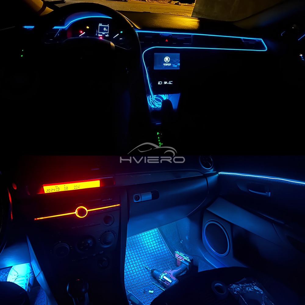 Lampu Suasana Interior Mobil 1 - Car Interior Neon Light Usb ulasan dan harga
