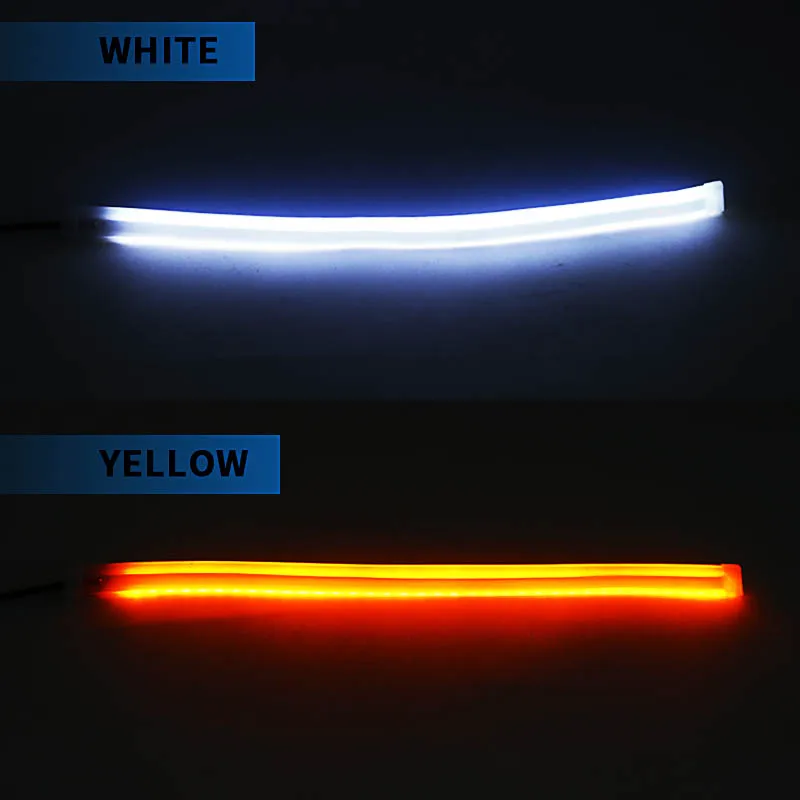 Lampu sein LED mobil, 2 buah D - Car Led Strip 12V Waterproof ulasan dan harga